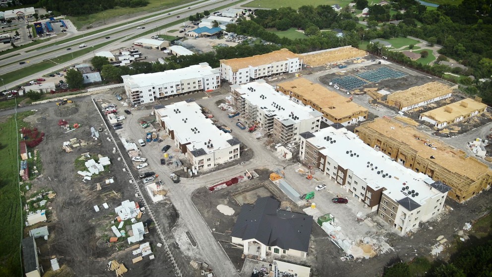 apartment complex construction